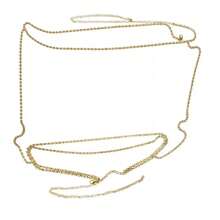 1 pieza Cadena de pierna con rhinestones sexy, accesorio de joyería íntima para el Body para mujer, para la playa o la discoteca