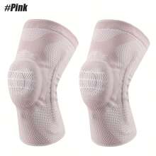 2PCS Professional Knee Braces With Patella Gel Pad & Side Stabilizers For Men Women, Knee Compression Sleeves For Sports, Basketball, Football, Running, Cycling, Volleyball, Tennis, Badminton - Multicolor - View 18