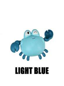 1 件螃蟹洗澡玩具婴儿玩具游泳漂浮玩具可爱小螃蟹发条洗澡玩具幼儿玩具适合送给孩子的生日礼物，表情随机，洗澡玩具，婴儿玩具，婴儿洗澡玩具