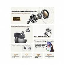 sanag Auriculares Bluetooth S6S con cancelación de ruido, llamadas nítidas, carga rápida y batería de larga duración, ultraligeros y cómodos de llevar, resistencia al agua y al sudor IPX4, color morado estrella. - Estrella púrpura - Ver 4