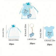 60pcs/20sets Baby Shower Party Favors, Baby Shower Party Decorations, Baby Gender Reveal Party Supplies, Baby Shower Party Giveaways - 20sets-3 - View 3