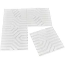 Panel de pared 3D para decoración de paredes interiores, 3 metros cuadrados - Blanco - Ver 8