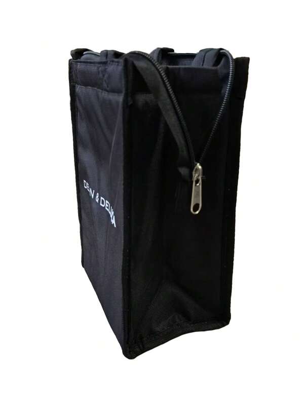 25cm*17cm*35cm DD Portable Thick Aluminum Foil Insulated Bag, Travel Outdoor Picnic Cooler Lunch Box Tote Lunch Bag For Women Lunch Box For School