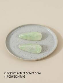 2 件/套高端新款法式复古醋酸纤维片发夹、发饰、头饰配件、椭圆形几何发夹、时尚百搭的发夹，适合日常旅行、聚会、海滩派对以及夏季、秋季和返校季节佩戴假日必备秋季发饰优雅