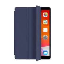 Funda protectora para tableta, adecuada para iPad 10, iPad 11th (A16), adecuada para iPad de 9na generación de 10.2 pulgadas y otros modelos, soporte plegable triple, carcasa suave, suspensión/activación inteligente, ligera y resistente a golpes, azul oscuro, adecuada para iPad 7mo, 8vo, 9no, cubierta protectora de acrílico transparente de 10.2 pulgadas