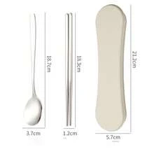 5件套不锈钢保温午餐盒和午餐袋套装，防漏保鲜，可微波炉加热，带提手，适合学校、旅行、办公、返校季使用。 - 彩色 - 查看 12