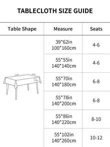 1 pieza Mantel de mesa a rayas minimalista, mantel rectangular impermeable para cocina, boda, mesa de café, adecuado para eventos de verano y otoño, disponible en múltiples tamaños