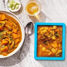 Silicone Freezer Tray With Lid - Easy To Demold And Easy Meal Prep Container, 2pcs 1 Cup & 2pcs 2 Cup Silicone Mold For Soup And Food Storage -BLUE 4pcs,9821815