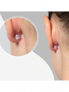 1 Box 2 Styles Earring Back Plug DIY Earring Hooded,5mm Women's Fashion Earrings,Earring Back Scrunchie Accessory