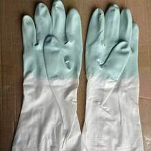 2 piezas de guirnaldas de limpieza de cocina de doble tono, guitarros resistentes al agua y antideslizantes, adecuados para lavar platos, ollas, ropa, frutas y verduras [S: ancho de palma de 6,5-8 cm, M: grosor de palmera de 8,1-9 cm]