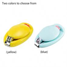 2件/1件婴儿指甲钳，卡通小鸡图案，不锈钢材质，用于婴儿日常护理