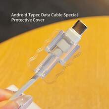 5件/10件 Wave 数据线保护套，适用于安卓 OPPO/VIVO///Type-C/USB 手机数据线保护套，TPU 线套，电线保护配件 Nan 充电器配件 手机配件 - 彩色 - 查看 7