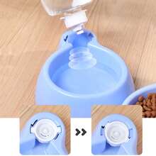 1 件装猫碗狗自动饮水食物分配器，防溢宠物蘑菇碗，大容量宠物喂食器 - 彩色 - 查看 7