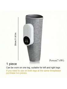 1/2 Pcs Leg Massager - Advanced Rechargeable Air Compression Massage For Calf, Foot And Leg Muscle Relaxation, Christmas, Mother's/Father's Day Gift, USB Rechargeable 2000mAh Lithium Battery