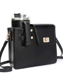 1 قطعة - حقيبة حمل عبر الجسم لتخزين كوب الماء للاستخدام الخارجي، مع حامل زجاجة المياه الرياضية للنساء، محفظة مع جيب لزجاجة المياه متوافقة مع معظم أنواع زجاجات المياه، حقيبة حمل (متعددة الألوان)، (قد تكون بعض الأجزاء عشوائية)، ضروريات العطلات، الخريف، ، هالوين، عيد الميلاد، الكرنفال، اليوم الوطني، الخريف، عيد الاستقلال