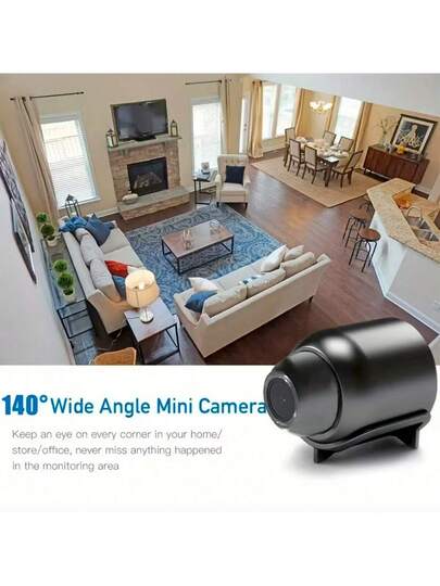 1pc/ Mini Slimme Camera, 2.4GHz Wireless WiFi Security Camera USB/Battery Powered, Portable Indoor/Outdoor Monitor Home, Office, Car Pet, AI Motion Tracking, Night Vision view 8