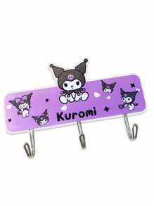 Sanrio 1Pc Hooks Hello Kitty Kuromi Cinnamoroll Cute Strong Adhesive Bonding Hooks Bathtowels Towels Bags Key Storage Hooks Kitchen Bathroom Bedroom Office Accessories(Some Parts May Be Random)
