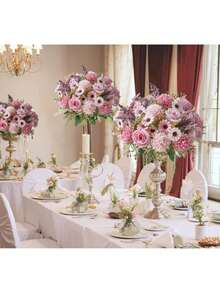 1 PIEZA/3 PIEZAS/25 PIEZAS Decoración de otoño, bolas bordadas, flores variadas, pequeñas margaritas, fiesta de cumpleaños, fiesta, decoración, canasta de flores para boda, ramo de novia, decoración del hogar, comedor, dormitorio, alféizar de la ventana, decoración de jarrón, decoración de escritorio, decoración de Año Nuevo, jardín exterior, inicio de la temporada escolar - Rosa - Ver 12