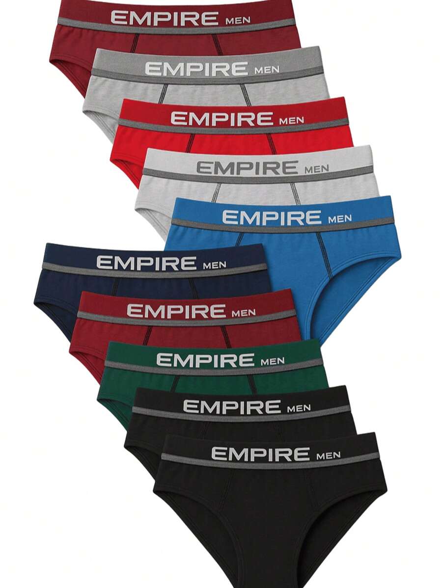 Kit Of 10 Cotton Briefs - Multicolor - View 1