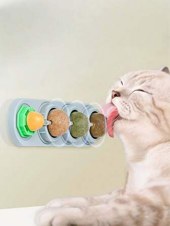 1 Piece Of Cat Mint Toy, Self-Hi Toy, Pet Toy, Cat Candy Hides All Kinds Of Flavors, Happy And Non-Stop, Cat Mint Ball, Rotating Toy, Cat Toy, Kitten-Specific, Energy Ball, Cat Licking Toy, Multi-Color Optional, Biting Toy, Pet Supplies.