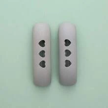 2pcs Silicone Pot Handle Covers, Creative Hollow Heart Detail Heat Resistant Non-Slip Pot Handle Protectors, Silicone Pot Handle Insulation Sleeves, Iron Pan Wok Handle Heat Resistant Sleeves, Heat Resistant, Wear-Resistant, Insulated Pot Handle Covers - Multicolor - View 16