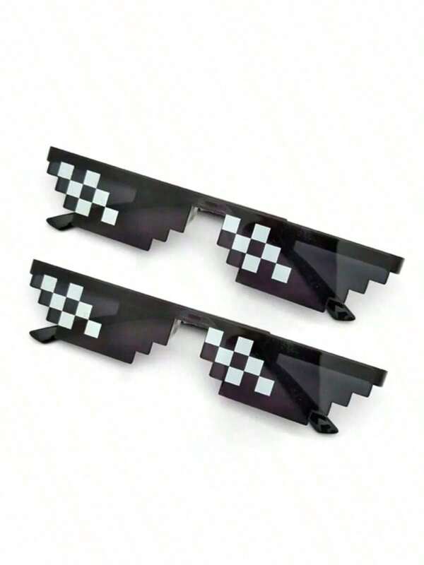 2 piezas/set vasos decorativos de mosaico de una y dos hileras.