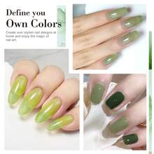 Bộ sơn móng tay gel 4 màu LIMEGIRL, bộ sưu tập màu sắc theo mùa, bền màu, dễ tẩy, bộ dụng cụ tự làm móng, quà tặng làm móng tại nhà và tại salon, dành cho móng tay nữ. - Nhiều màu - Xem 4