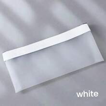 1 件可爱哑光半透明铅笔盒，学生拉链铅笔袋，文具袋，开学季必备，大容量文具收纳袋，送给孩子的理想礼物，简约设计（注意：由于相机拍摄，可能应用了滤镜，实际产品外观优先） - 彩色 - 查看 7