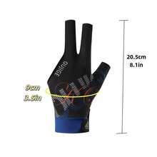 1 Pc Billiards Glove Left Hand Three Finger Snooker Billiard Glove Non Slip Stickers Elastic Billiard Training Gloves Accessories - Multicolor - View 4