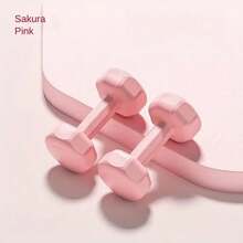 2 piezas/1 pieza Mancuerna mini para mujeres, esquema de color de dopamina. Adecuado para principiantes, equipo de fitness unisex para uso en el gimnasio/hogar. Diseño con revestimiento, entrenamiento de músculos del brazo, mancuerna pequeña para yoga