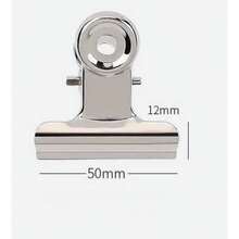 QY Large Metal Hinge Clips 16Pack 2 Inch Chip Clips For Food Bags Silver Binder Paper Clip Clamp For Pictures Photos Home Kitchen Office School Supplies 51mm  5837 - Silver - View 2