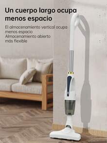 Aspiradora Inalámbrica  120W, 30 Minutos de autonomía Aspirador de Varilla con diseño antienredos, autoportante,  para Pelo de Mascotas, moqueta y Suelo de Madera Dura - Azul - Ver 7