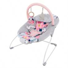 LADIDA My First Bouncer With Soothing Music And Gentle Vibration – Adjustable And Comfortable147 - Pink - View 6