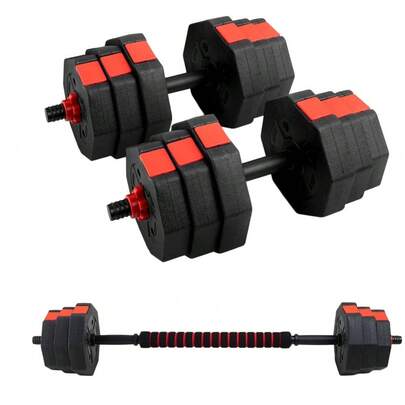 Juego De Mancuernas Ajustables,Forma Octogonal, Pesas Ajustables Y Agarre Cómodo, Equipo De Entrenamiento Para Entrenamientos Versátiles En Casa Y Gimnasio, Unisex