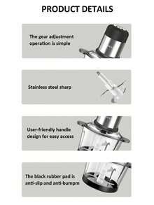 SOKANY-7025A 电动绞肉机，可切碎馅料并研磨蔬菜馅料，2升大容量绞肉机