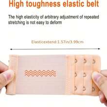 2/3pcs Bra Extender 2Hook3Row, Elongated, Underwear Accessories,Elastic, Adjustable, Underwear Extension Buckle, Bra Extension Buckle, Breasted Bra Back Buckle
