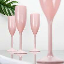 Reusable Acrylic Champagne Flutes – Elegant Plastic Champagne Glasses For Wedding Toast, Engagement Party, Graduation Celebration, Bachelorette Party, Bridal Shower, Baby Shower, Birthday Party,Brunch-Ready