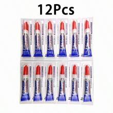 24 支装超级透明胶水，强力粘合，速干氰基丙烯酸酯胶水，适用于美甲、木材、橡胶、皮革、塑料、金属、水钻首饰、DIY 手工艺品等的粘合。学校用品，返校 - 彩色 - 查看 18