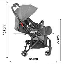 Prime Baby 0-15 Kg Premium Bag Black Compact Stroller For Airplane Luggage - màu đen - Xem 3