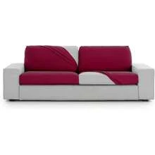 EYSA Bi Elastic Sofa Cover Seat And Back Cover Small Orange Harlem Design - 08 Burdeaux - View 13