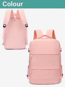 Women's Backpack, Women's Large Capacity Travel Backpack, Commuting And Class Backpack, Fashionable Computer Bag, Short Distance Business Travel Luggage Bag - Multicolor - View 10