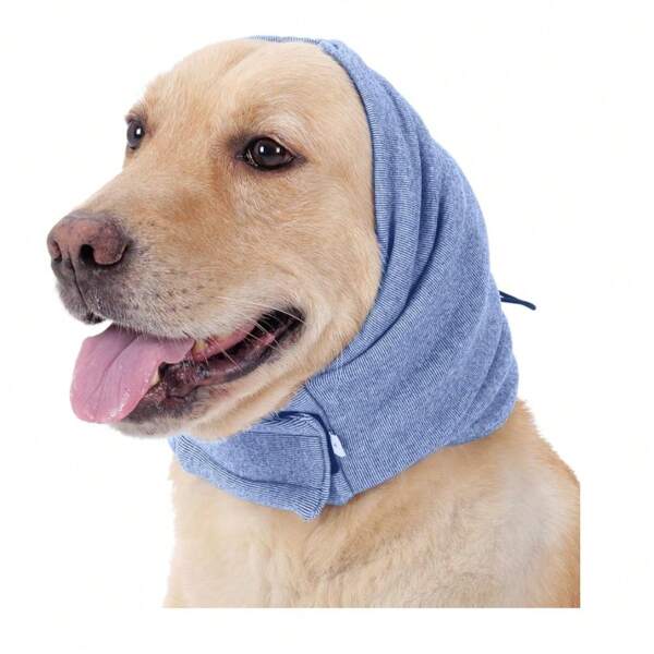 Paraorecchie calmanti per ansia da cane, cuffie antirumore per cani, protezione per la testa per fuochi d'artificio e temporali, adatte per cani di piccola, media e grande taglia