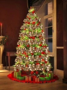 Decoraciones de árbol de Navidad 2025, Luces de cinta para árbol de Navidad de 1-10M, alimentadas por batería (excluyendo la batería) para fiesta de Navidad 2026, decoraciones de árbol de Navidad, Decoración navideña feliz para el hogar 2026, Regalos de Año Nuevo 2026, Luces para árbol de Navidad, boda, cumpleaños, fiesta, hogar, vacaciones, picnic, granja y otras ocasiones festivas