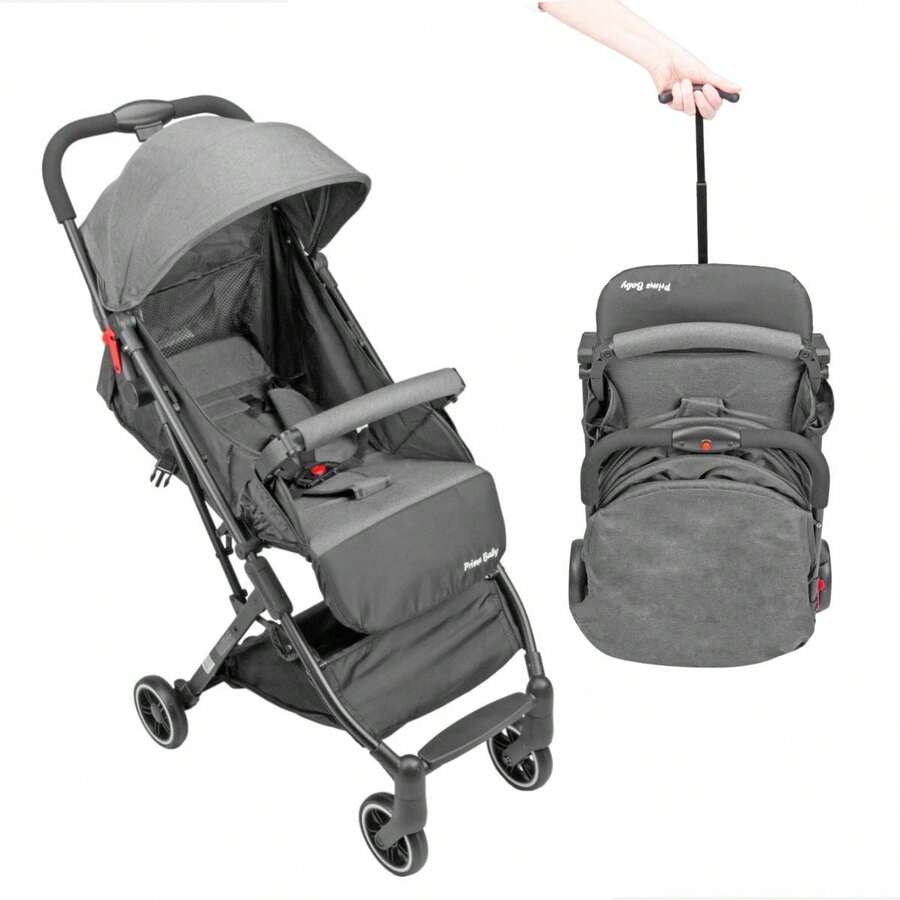 Prime Baby 0-15 Kg Premium Bag Black Compact Stroller For Airplane Luggage - màu đen - Xem 1