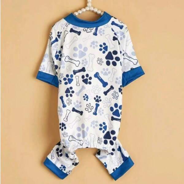 1pc Cute Printed Soft & Stretchy Pet Clothes Suitable For Small To Medium Dogs, Fit For Maltese, Yorkshire Terrier And Pomeranian