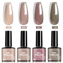LIMEGIRL 4pcs Gel Nail Polish Set, Four Seasons Colors Collection, Long-Lasting, Soaking Gel Nail Polish Set,Gel Nail Kit Manicure DIY Nail Art Salon Home Gift For Women - 彩色 - 查看 8