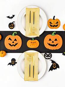 Decoración para la celebración del Día de Muertos, unicolor simple, absorbente y suave para la piel, para hotel, restaurante, hogar, fiesta, banquete, servilletas, decoración diaria - Multicolor - Ver 4