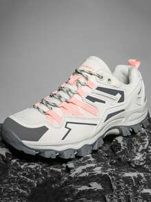 Women's Outdoor Climbing Mesh Hiking Shoes, Trekking Shoes, Casual Shoes, Walking Shoes, Training Shoes, Multi-Color Lace-Up