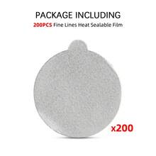 37mm Non Self-Adhesive Espresso Foils Coffee Pod Seal Lids Heat Sealable Films Compatible With Originalline Capsules - Silver - View 12