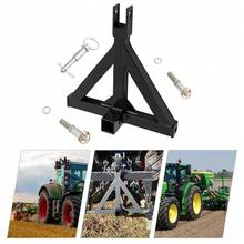 3-Point Trailer Hitch Adapter For Trailers And Farm Equipment,3 Point Trailer Hitch With 2" Receiver,For Most Tractors And Trailers - Black - View 1